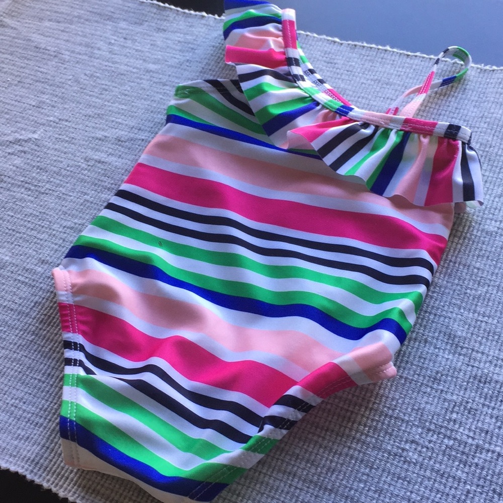 Gymboree Striped Swimsuit 12-18M